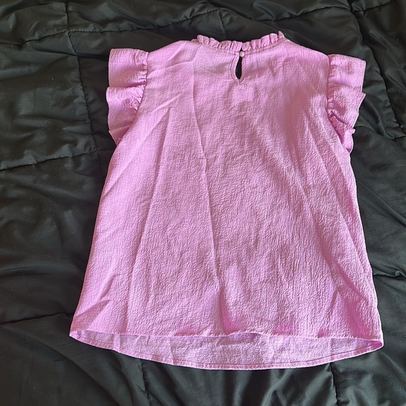 Purple Ruffled Top - Picture 3 of 4